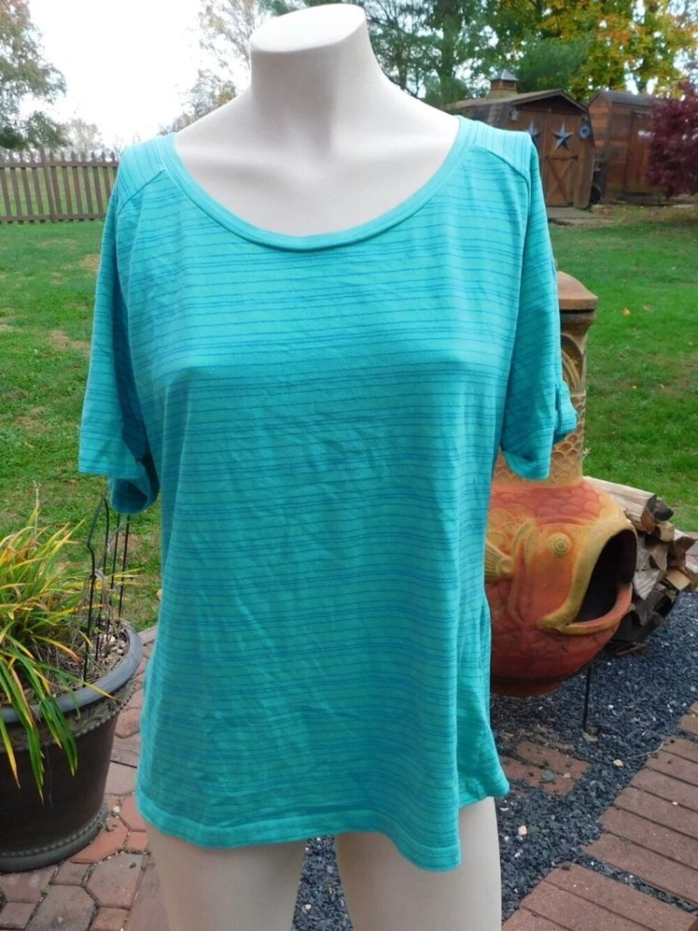 COLUMBIA Athletic Hiking Shirt Womens Size Large